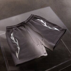 NEW Valkyrae Chrome Sweat Short Grey